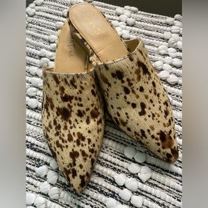 Diba True animal hair mules New! 7.5